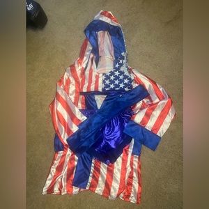 Boxing Halloween outfit (says size Medium/Large, fits like a small/medium though